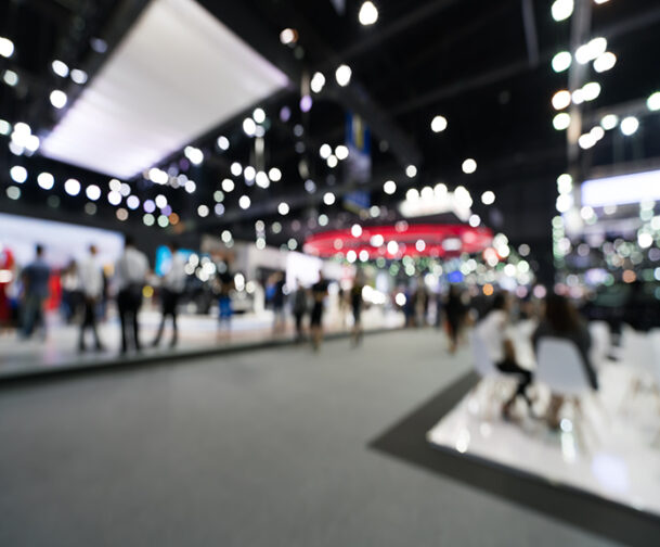 Blur,,Defocused,Background,Of,Public,Exhibition,Hall.,Business,Tradeshow,,Job